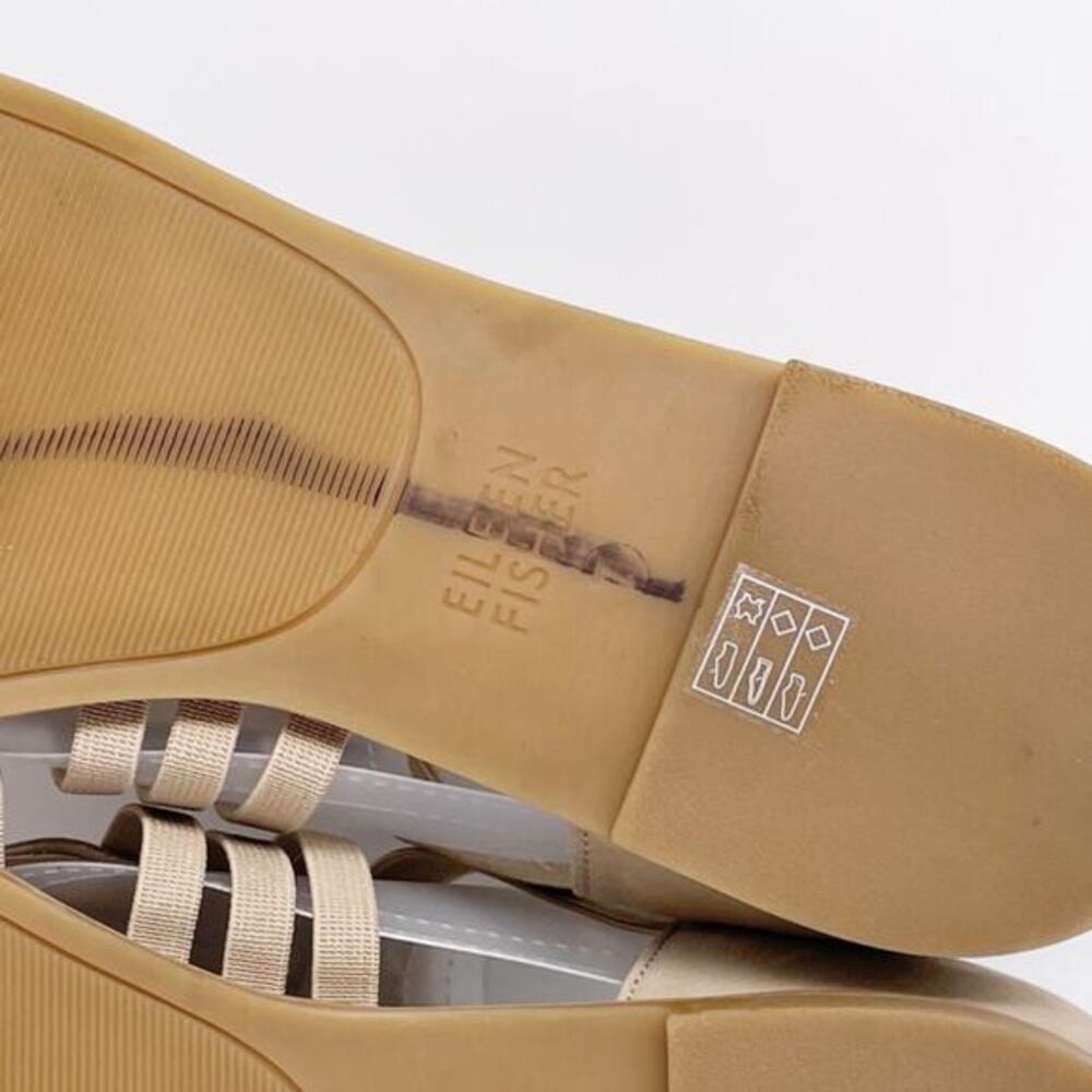 Eileen Fisher‎ Women's Rato Beige Tumbled Nubuck Sandals Size 7 - Picture 7 of 14